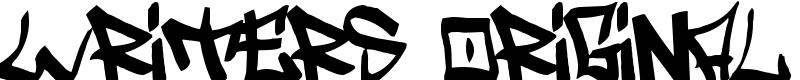 Writers original Font