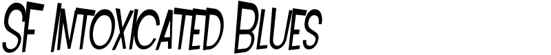 SF Intoxicated Blues Font