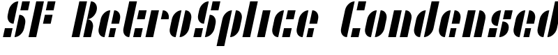 SF RetroSplice Condensed Font