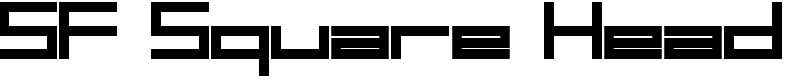 SF Square Head Font