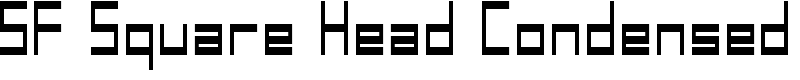SF Square Head Condensed Font