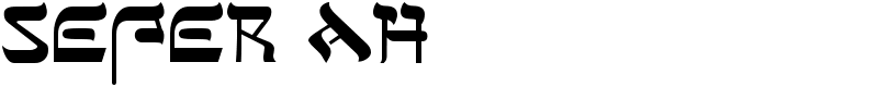 Sefer AH Font