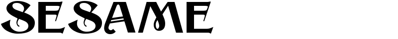 Sesame Font