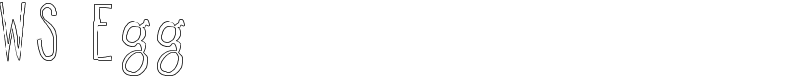 WS Egg Font