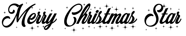 Merry Christmas Star Font