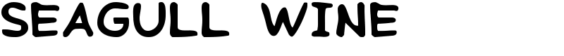 Seagull Wine Font
