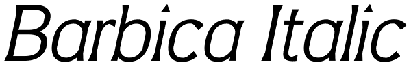 Barbica Italic Font
