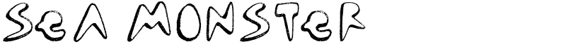 SEA MONSTER  Font