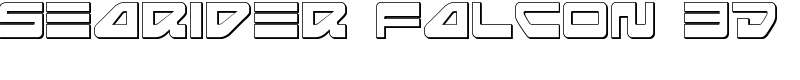 Searider Falcon 3D Font