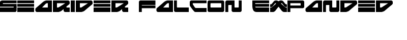 Searider Falcon Expanded Font