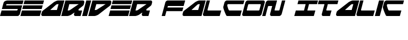 Searider Falcon Italic Font
