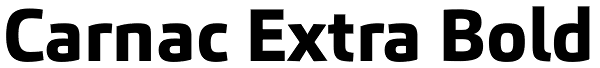 Carnac Extra Bold Font