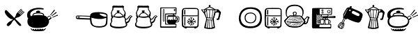 Mr Foodie Kitchen Font