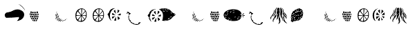 Mr Foodie Fruits Front Font