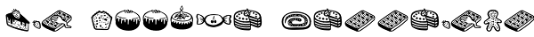 Mr Foodie Desserts Font