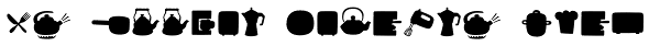 Mr Foodie Kitchen Back Font