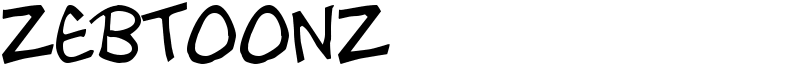 Zebtoonz Font