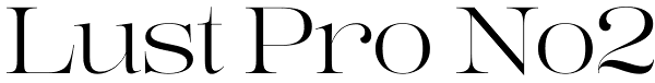 Lust Pro No2 Font