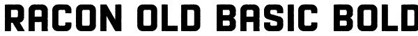 Racon Old Basic Bold Font