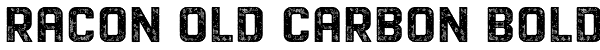 Racon Old Carbon Bold Font