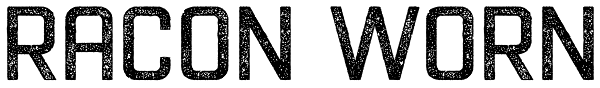 Racon Worn Font