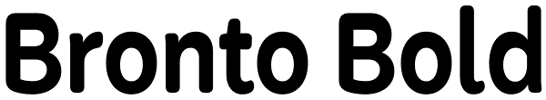 Bronto Bold Font