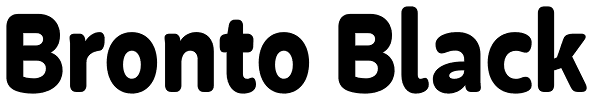 Bronto Black Font