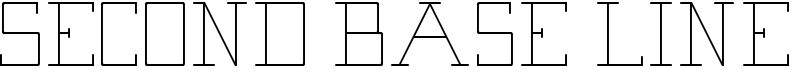 Second Base Line Font