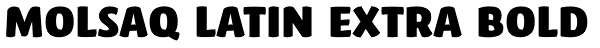 Molsaq Latin Extra Bold Font
