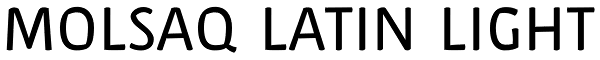 Molsaq Latin Light Font