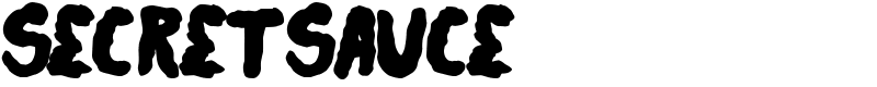 secretsauce Font