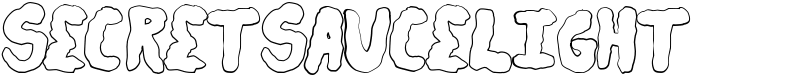 secretsaucelight Font