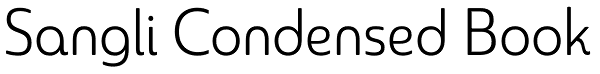 Sangli Condensed Book Font