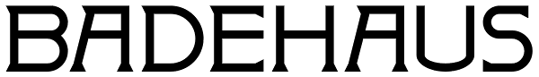 Badehaus Font