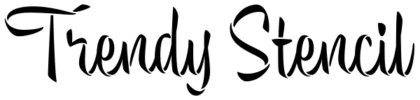 Trendy Stencil Font