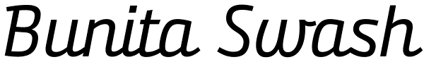 Bunita Swash Font