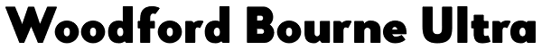 Woodford Bourne Ultra Font