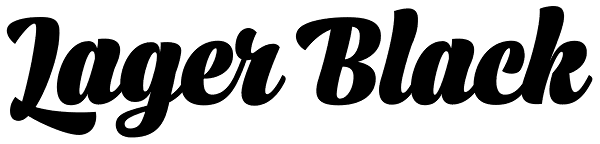 Lager Black Font