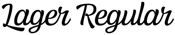 Lager Regular Font
