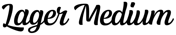 Lager Medium Font