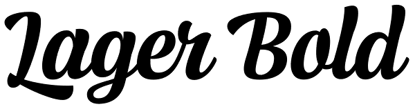 Lager Bold Font