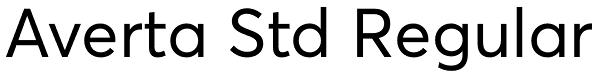 Averta Std Regular Font