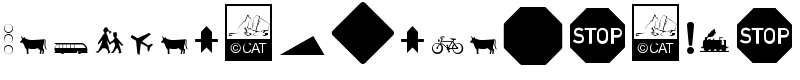 Zeichen Hundert Alt Font