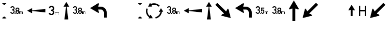 Zeichen Zweihundert Alt Font