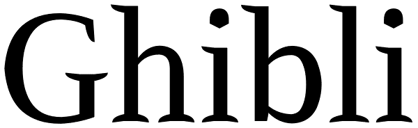 Ghibli Font