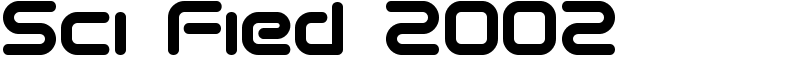 Sci Fied 2002 Font