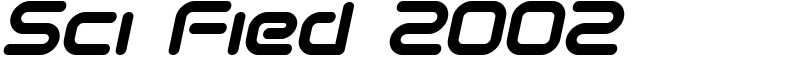 Sci Fied 2002 Font
