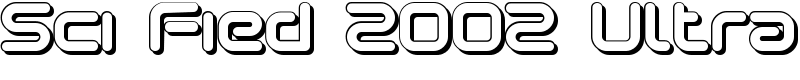 Sci Fied 2002 Ultra Font