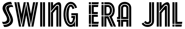 Swing Era JNL Font