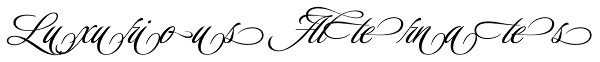 Luxurious Alternates Font